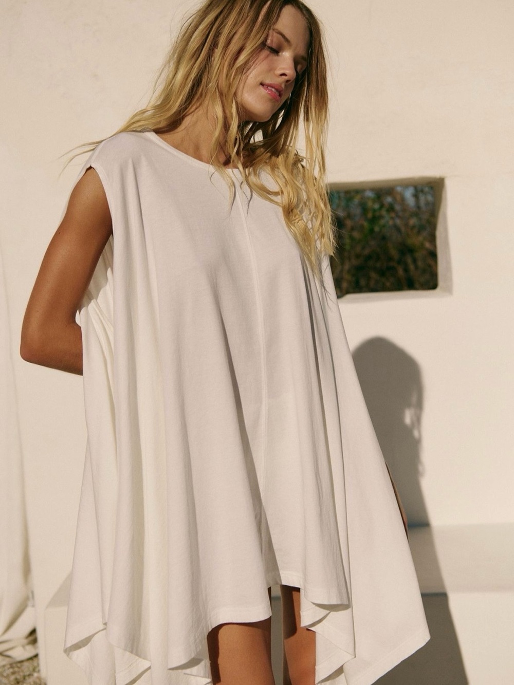 Free People Flowy Swing Tunic Dress/ Cover Up